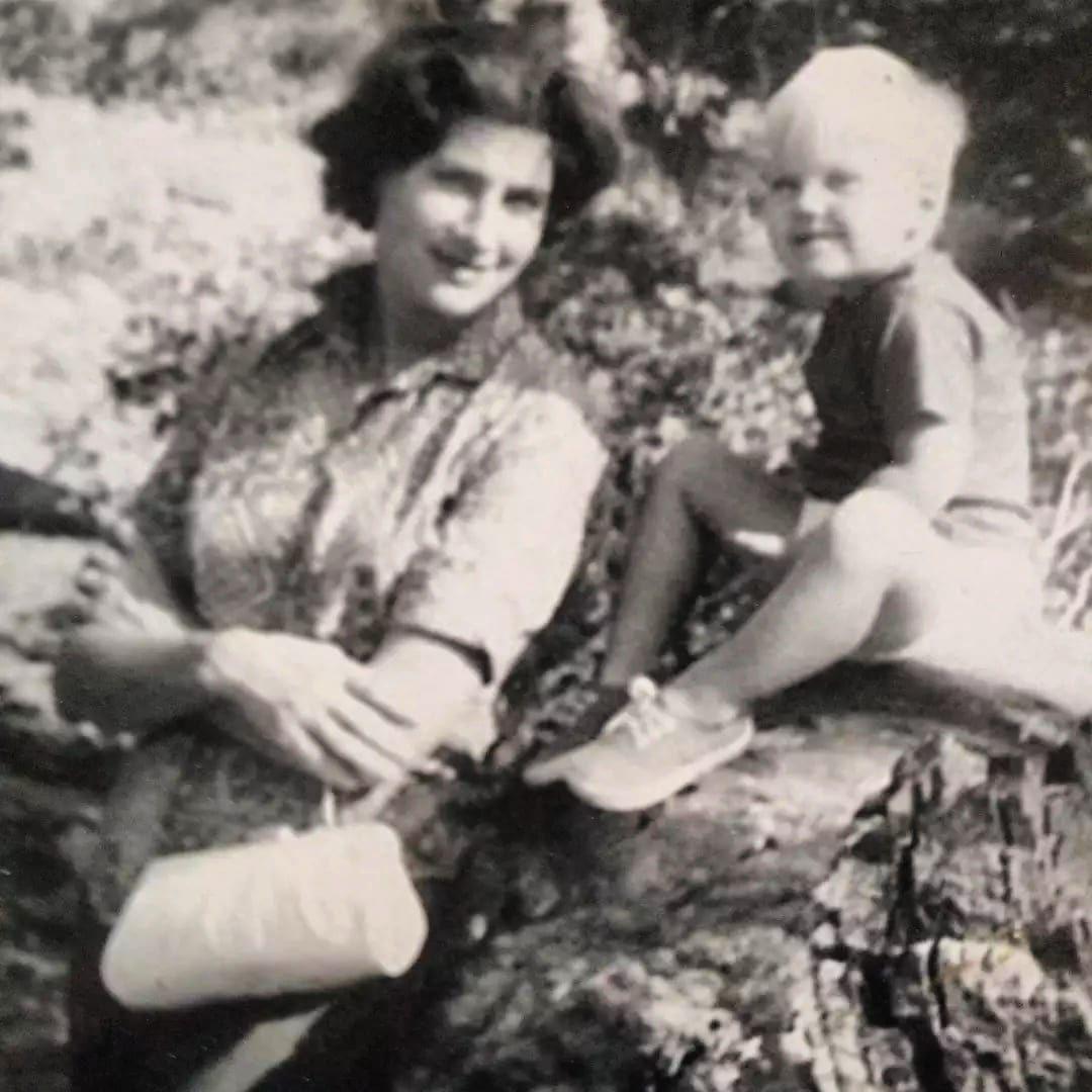 My mom and myself at Sequoia National Park