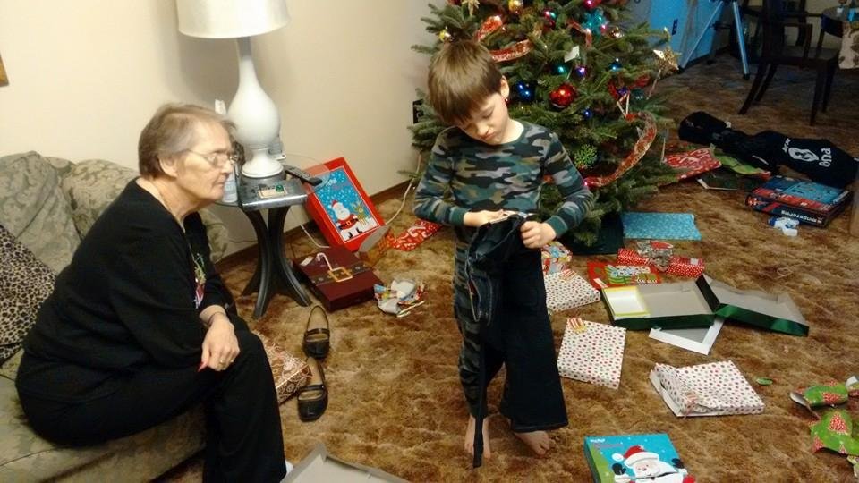 More clothes? I'm having a talk with Santa!