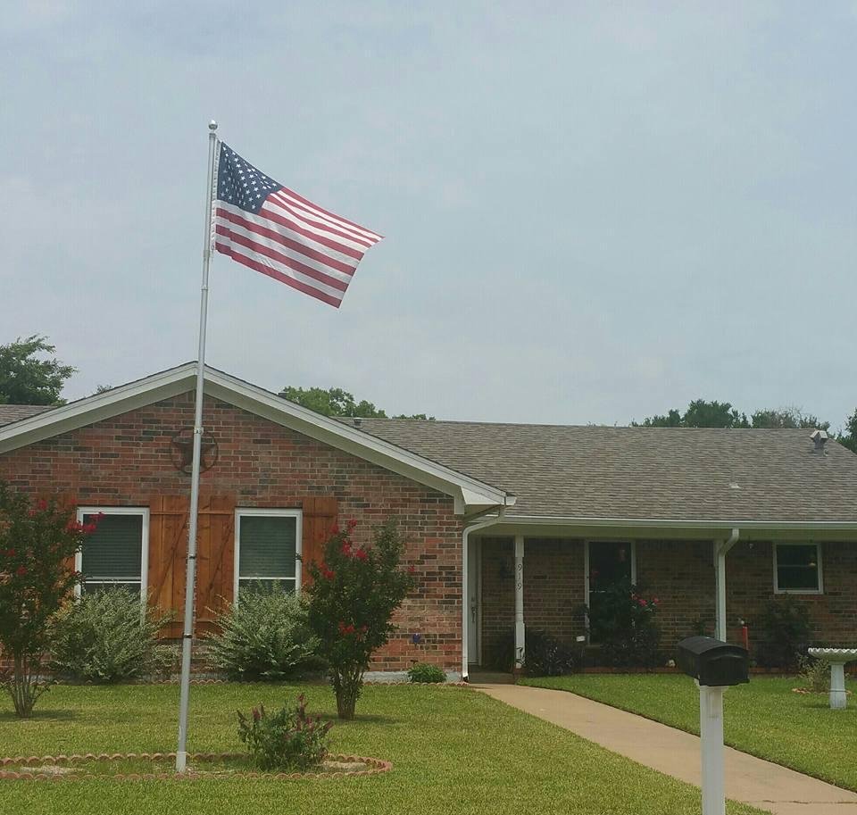 Flag flying on 4th of July..❤❤❤