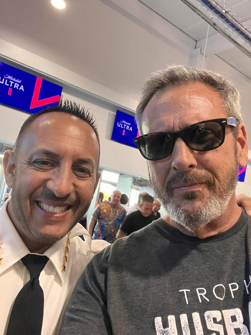 At REO Spoedwagon and Cheap Trick with Jim, HEIKO, Heather, and the High Sheriff Carmine Marceno. Frank Galeana was. Spotted as well. The Sheriff especially liked Chesp Tricks “Dream Police.