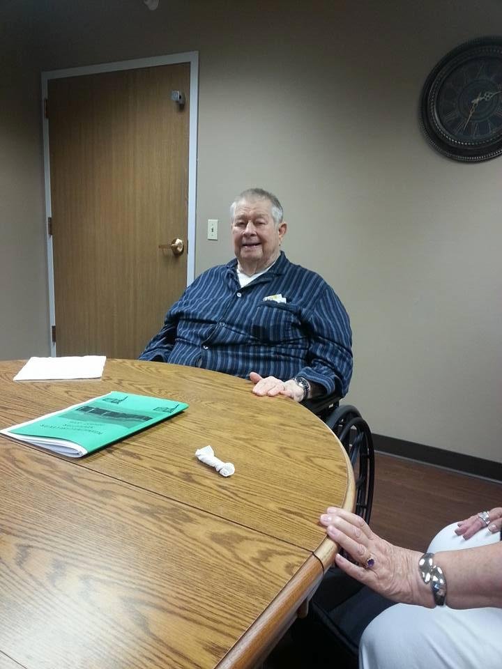 Visiting Jerry.