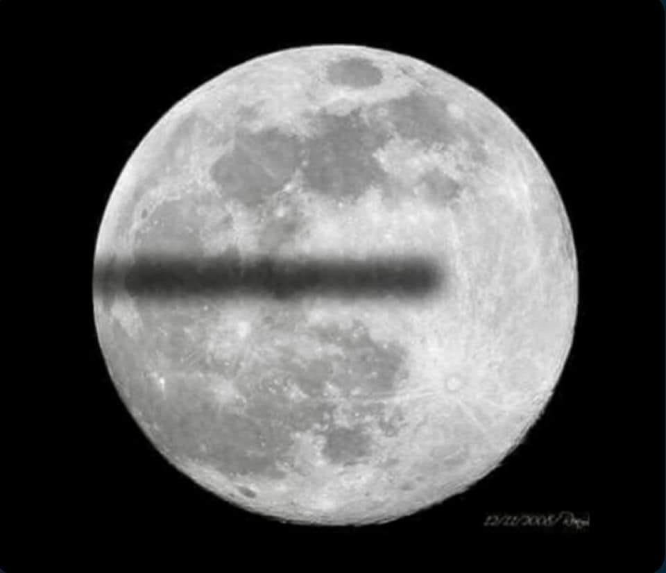 OKay, For all the flat Earthers out there. Here is the real photo of the Lunar eclipse.