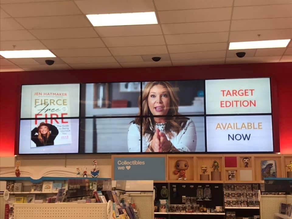 Big shout out to my homies Brandon & Jen Hatmaker! Was walking in Target and saw her on the big screen sharing about her new book! Way to make a difference! Respect ✊🏾