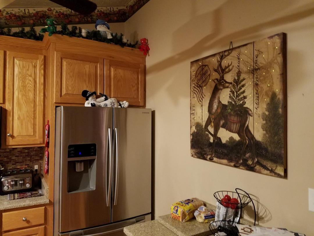 Christmas in the kitchen.