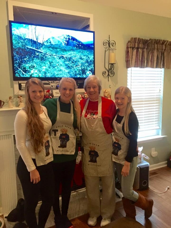 Christmas baking with nana