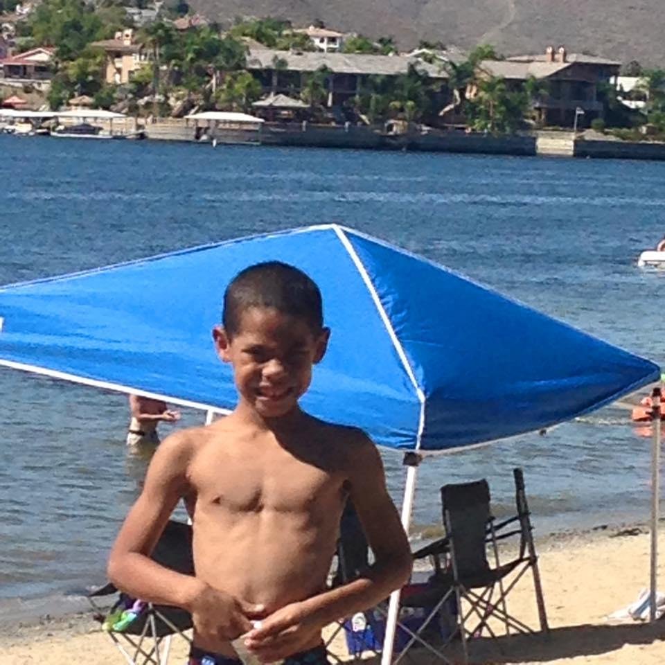 105 degrees at Canyon Lake (California) with the Dude