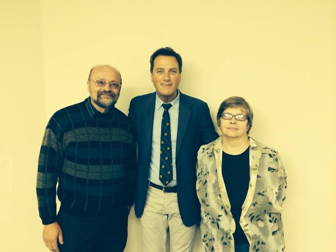 Michael W. Smith and two fans from Juneau
