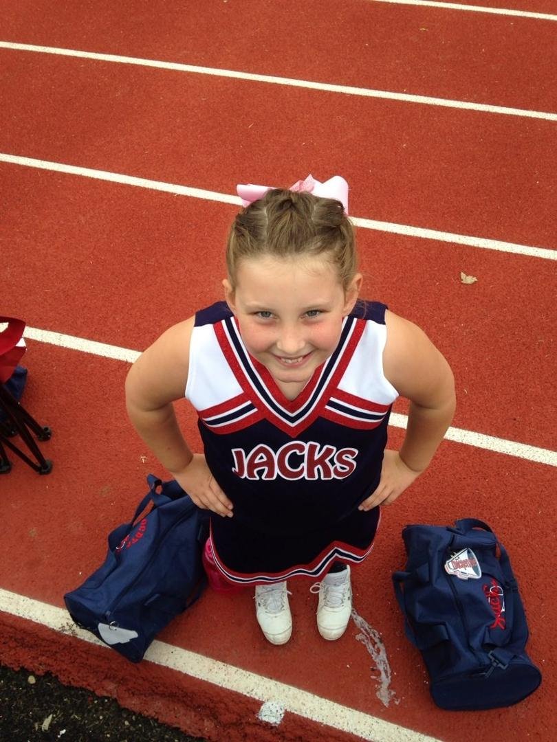 Jacks Cheerleader Kirsten!  So Cute