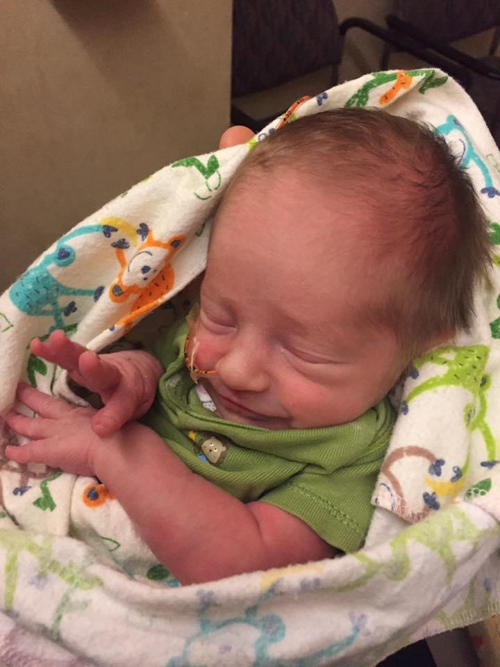 Brayden Michael Cleary. Parents are Brandon and Jennifer Key Cleary.