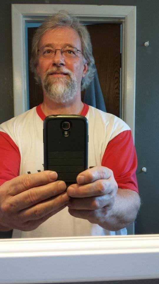 When the house got listed I decided to not cut or trim my hair or mustache/beard....While it's out of control and needs trimmed badly, my question is,  what do you all think?   cut it all short....lose the stache/beard fo t