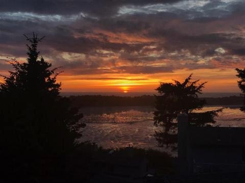 Sunset from new condo window