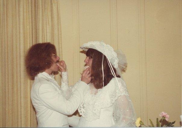 At the reception.
