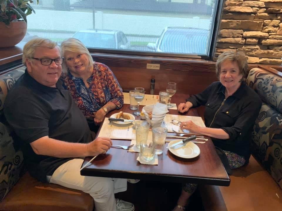 Having dinner with our BFFL Manning O. Lee