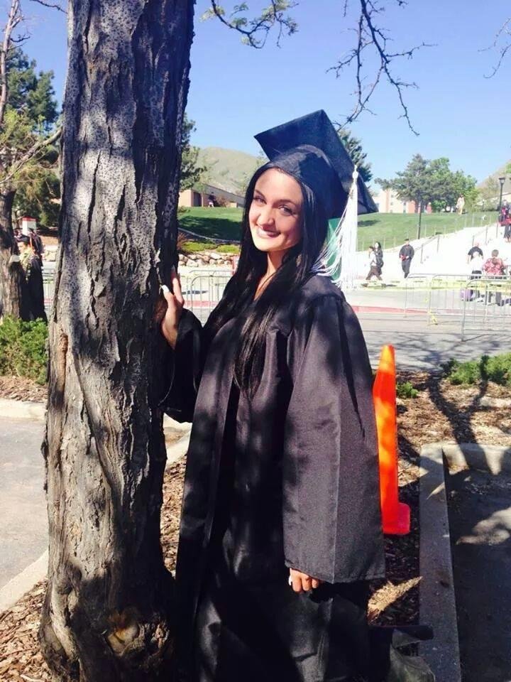 First of five grandchildren to graduate college