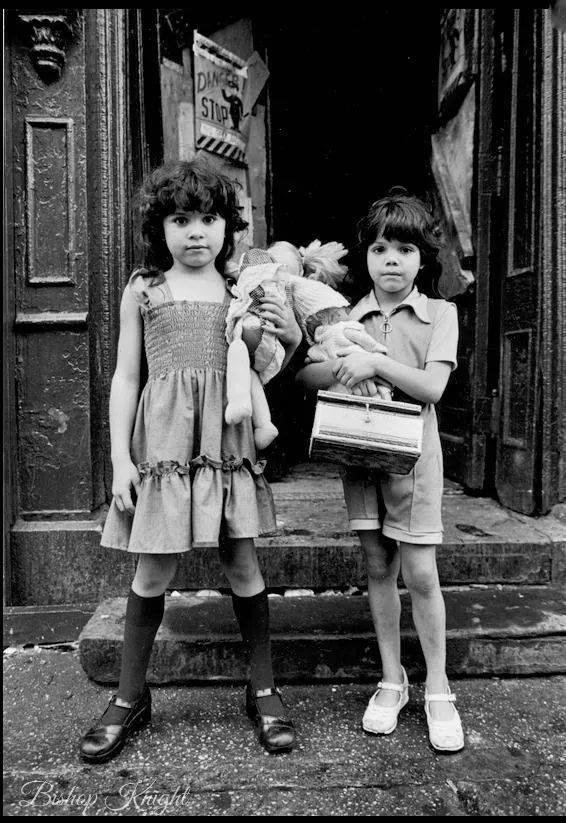Do you know who they are bishop knight took the picture Debbie river cruz an who do you thing is the other one yes yes yes who is that this was taken on 6 th sixth street by ave c many years ago