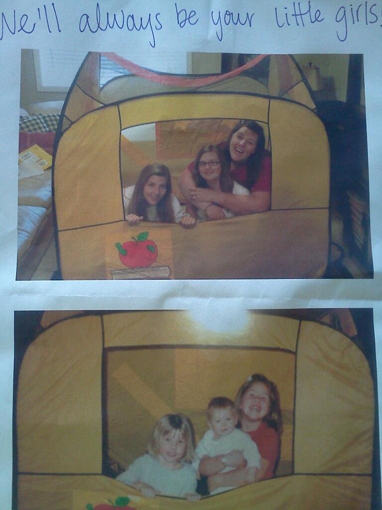 I loved my card for my "little girls" for Mother's Day.