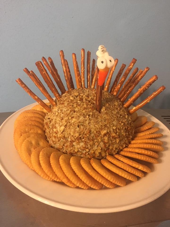Claudia C Yu Soon made Cynthia Nelson's cheese ball recipe! Yummy!