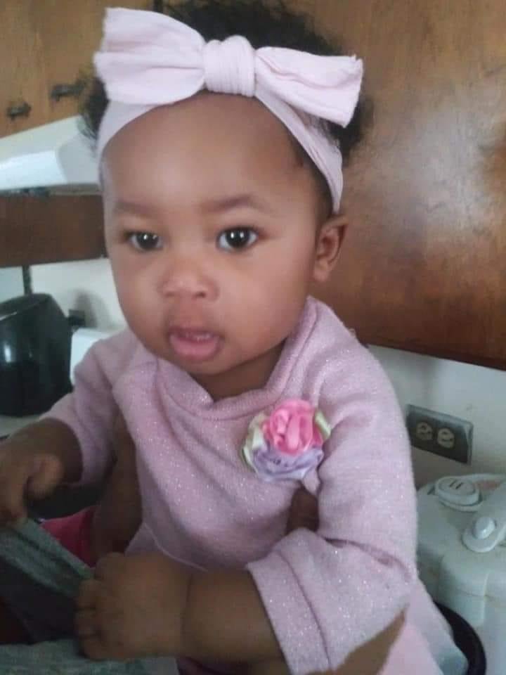 My granddaughter Sahara first thanksgiving.