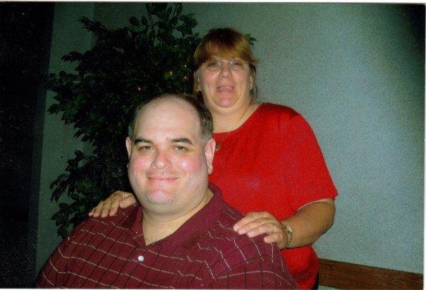 John and Nancy at Vero Disney Cast member xmas party 2007