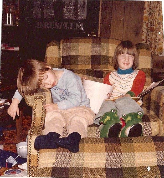 Even at a young age you could tell that Jennifer liked to teach. Hopefully Matt's reaction hasn't followed her now that she teaches in college.