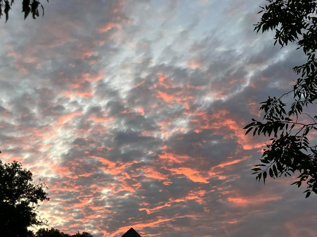 Such a beautiful thing to catch the sunrise!
“The heavens declare the glory of God; the skies proclaim the work of his hands.” (Psalms 19:1)