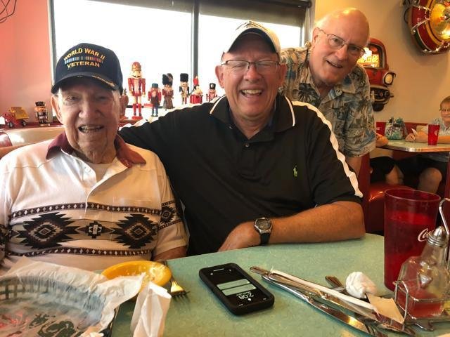 Had a great visit with Uncle Bill Jackson and Cousin Steve Jackson today!