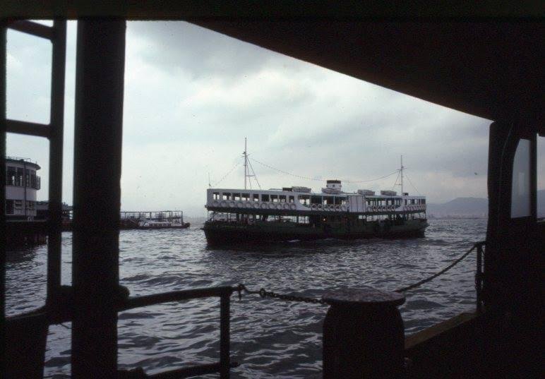 Star Ferry, Hong Kong, seen from another Star Ferry.