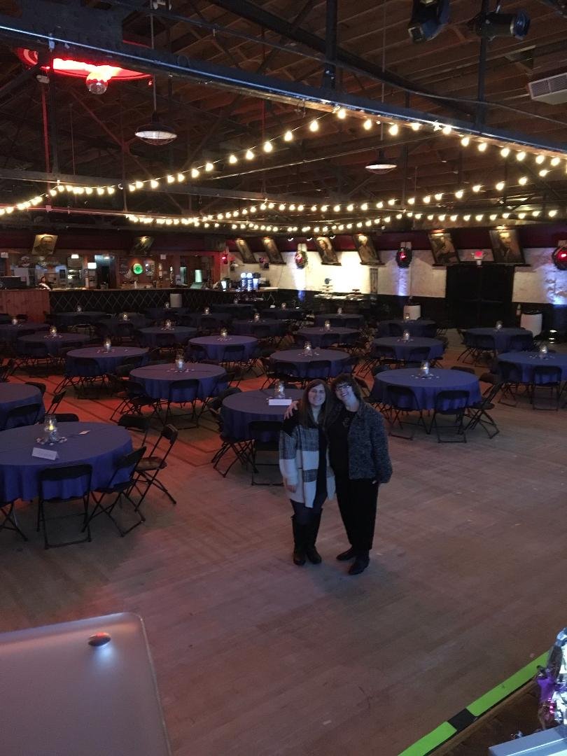Hanging out at Cain's Ballroom on a Sunday!