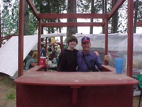 Market Manager and visiting dignitary.