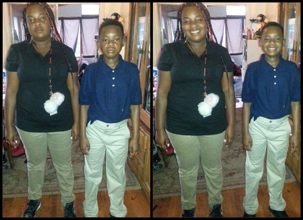 First day of school for our babies. We're the ones having separation issues. Enjoyed having them home. And they got jokes.