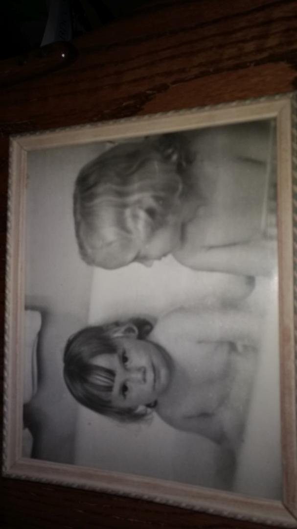 This is probably one of the first photos of sis and I when we went to our new grandparents house in Colfax, WA approximately 1950