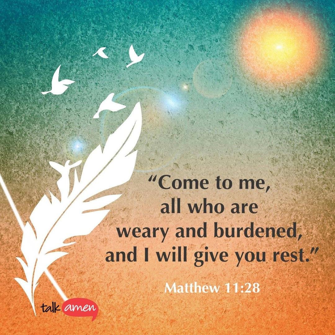 Rest would be good it seems I have been weary for so long