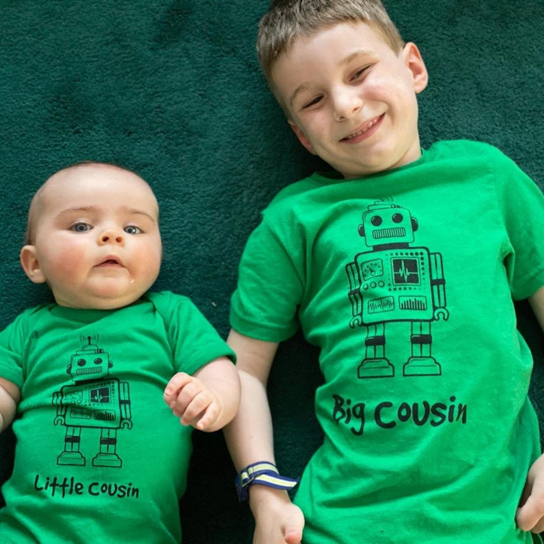 Finally! After 13 months our 6 year old grandson could come and stay with us for one of his "vacations". AND he got to meet his 6 month old cousin for the first time. A super day. Hugs sure are great