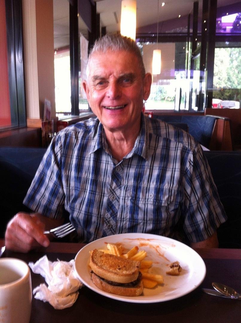 Happy Birthday, Jim.  Glad you enjoyed your Paddy Melt at Denny’s.  Such a cheap date!