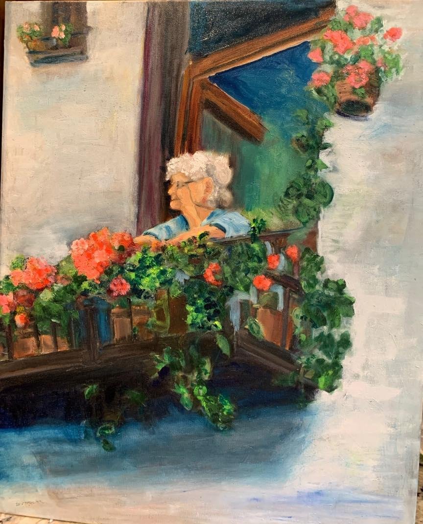 Just finished this painting after not picking up a brush for two years.