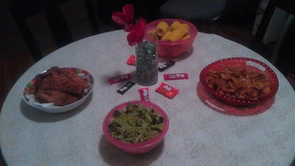 Our Valentine's day dinner!