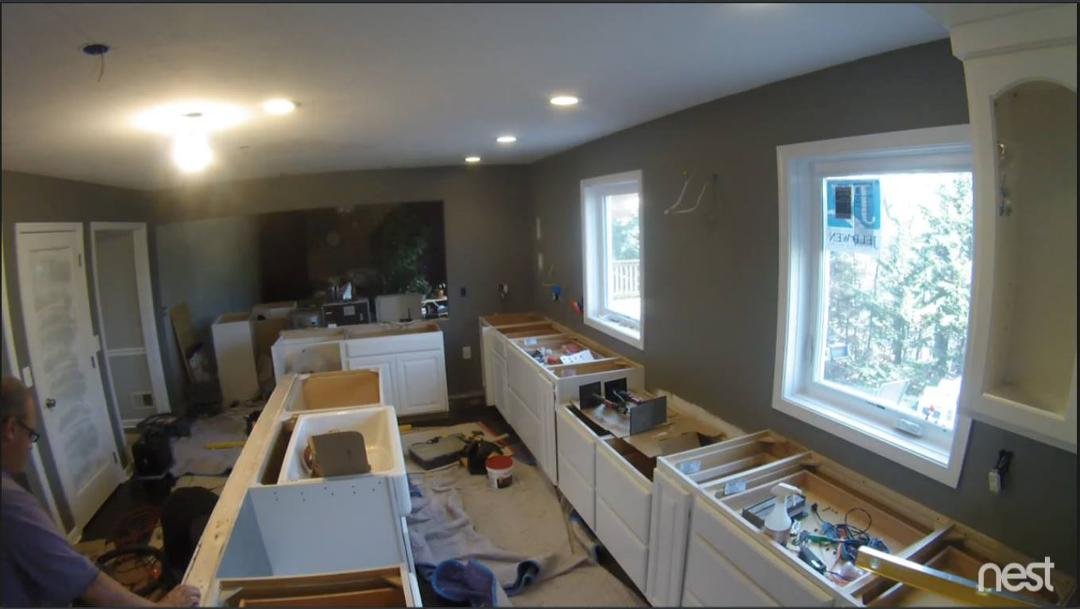 Since I haven't posted in a while, and everyone keeps asking how I like my new kitchen.. this should answer that question.  Cause I don't have a kitchen.