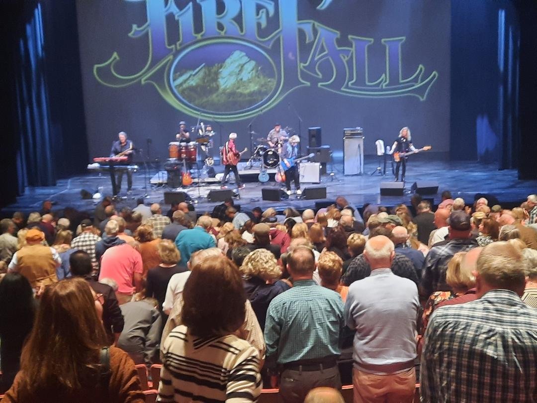 Amazing performance by FireFall tonight in Greeley, CO. Never realized their members had close, intertwined connections to groups like The Byrds, Buffalo Springfield, The Eagles. A couple of original members still there. 5