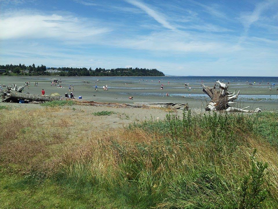 A beautiful beach day in Parksville! Happy birthday Canada!!
