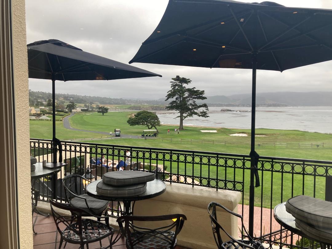 The view from the Lodge at Pebble Beach, GoFundMe page to follow!