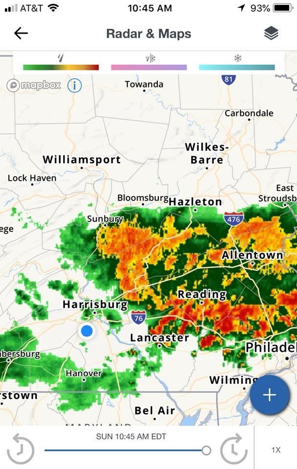 The small area where I live is having a drought. BLUE MOUNTAIN blocks even the biggest showers and breaks them up. All around us tons of rain and not a single drop for us!