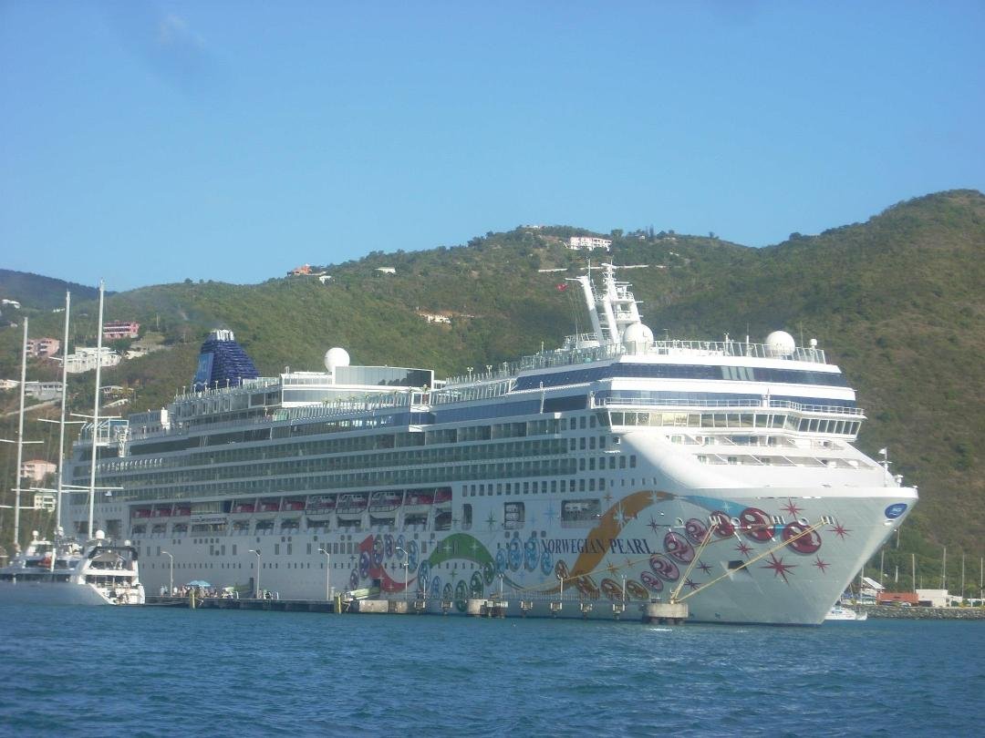 The Norwegian Pearl, at Road Town, Tortola