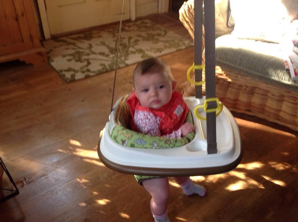 Willow at our house today