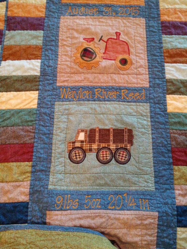 Quilt for Waylon River Reed