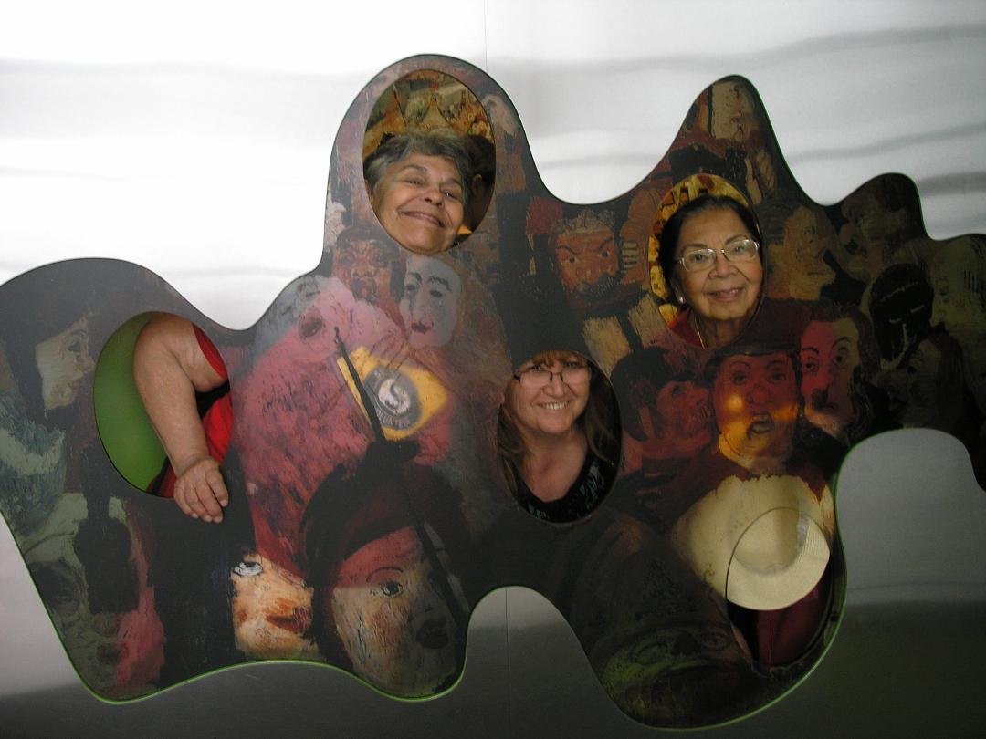 Hilda and Cita and me in the children's room, were just big kids ha ha