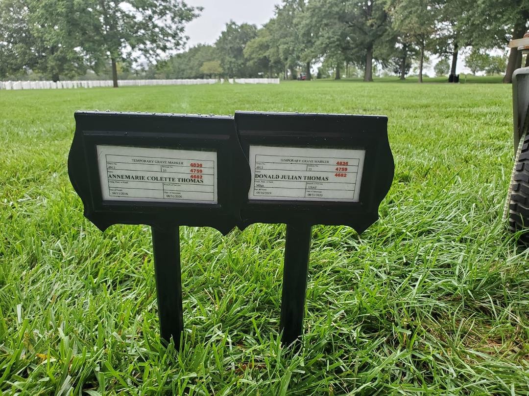 mom and being interred today at arlington natonal cemetery
