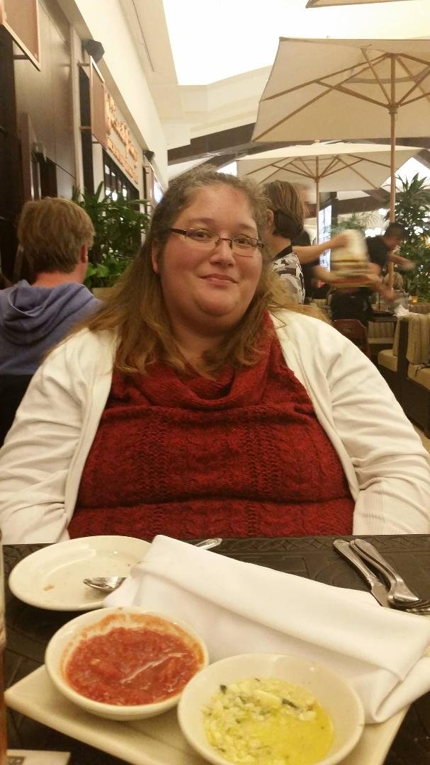 Having birthday dinner with my daughter Mariah my sweet pea