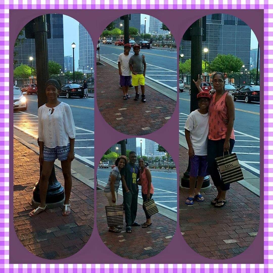 Having fun with family!