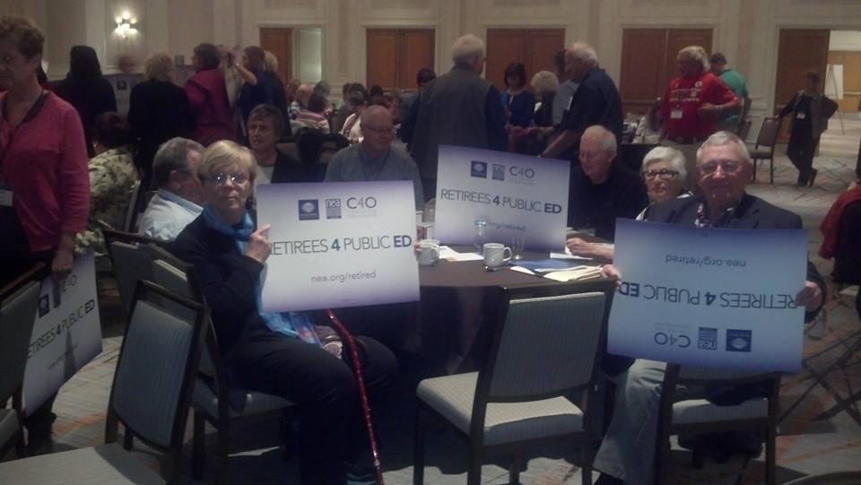 Michigan delegates to the NEA-Retired Organizing Conference in Houston, Texas.