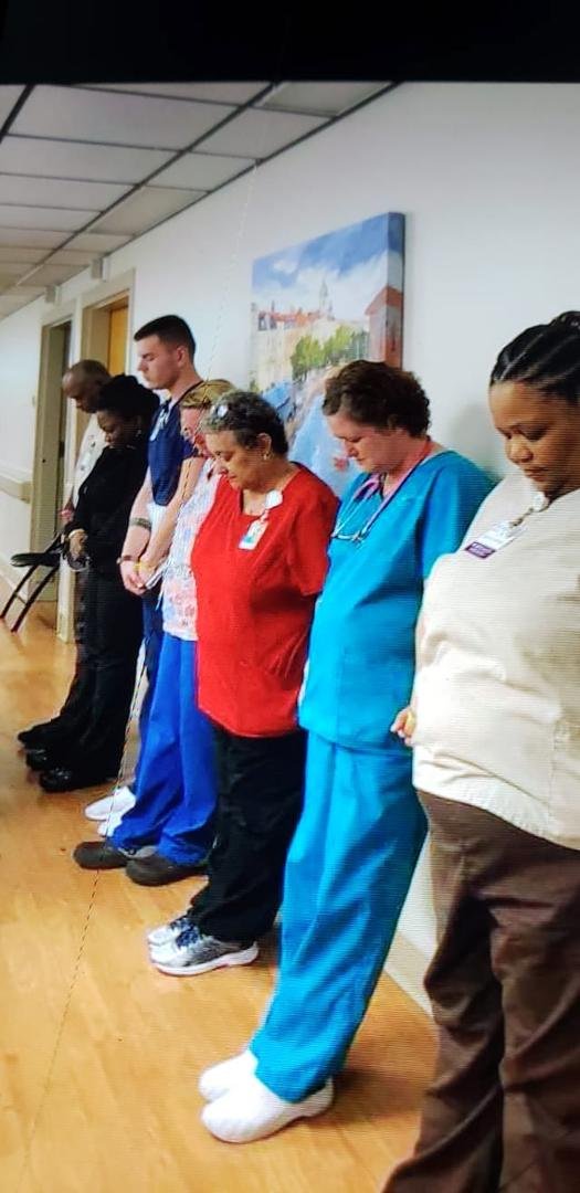As me and my Covenant family stood in the hall that we had worked every day, Praying for the safety of ourselves, our patients, and our families that we had left behind at home, we never knew that in the next 5 minutes woul
